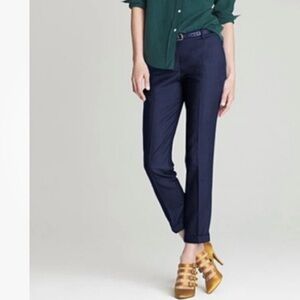 J Crew Cafe classic Trouser. Navy  Sz.8